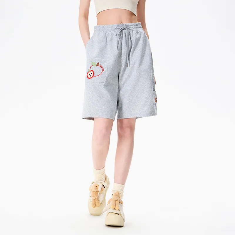LAMLICKA Casual Shorts Unisex Gray-2
