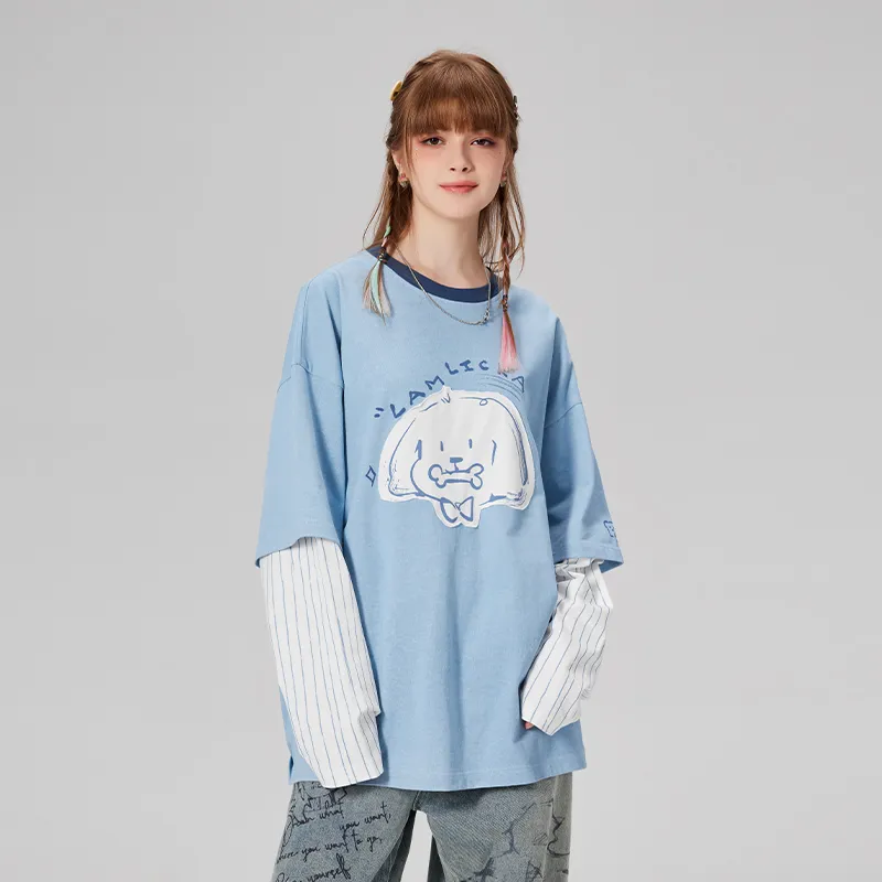LAMLICKA T Shirts Unisex Blue-7