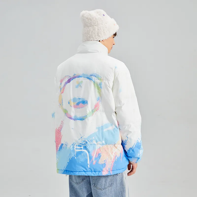 LAMLICKA Puffer Jacket Unisex White-2