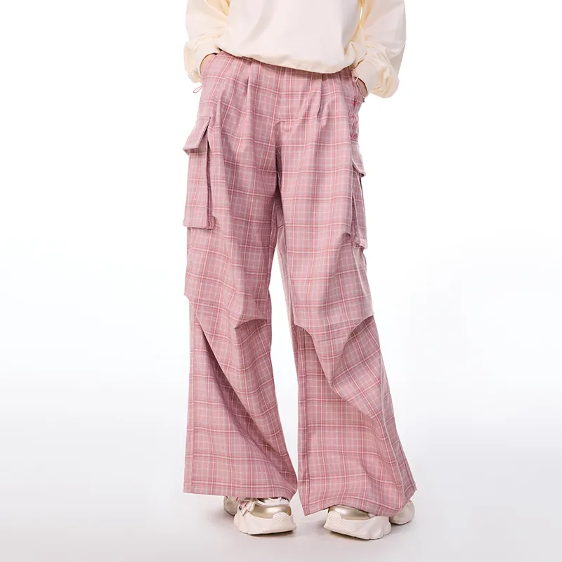 LAMLICKA Casual Pants Women's Pink-3
