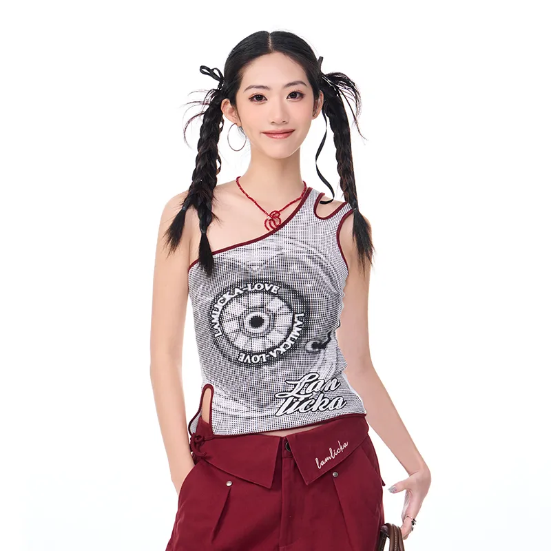 LAMLICKA Tank Top Women's White-5