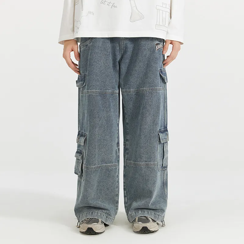 LAMLICKA Jeans Unisex Blue-3