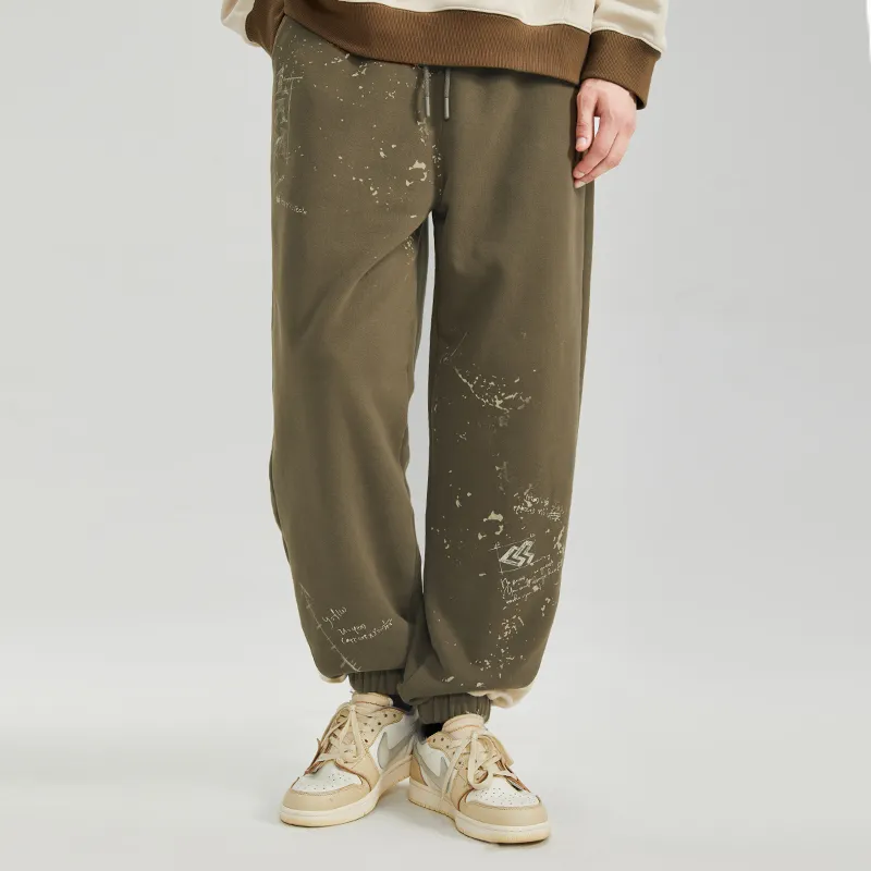 LAMLICKA Knitted Sweatpants Unisex Coffee-2