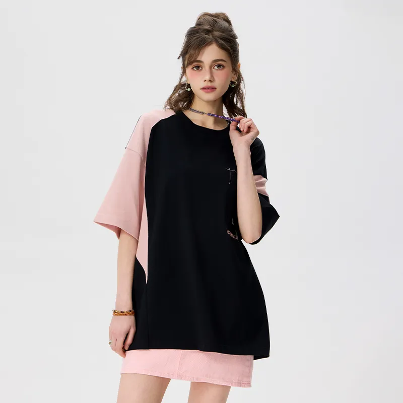 LAMLICKA T Shirt Unisex Black Pink-6