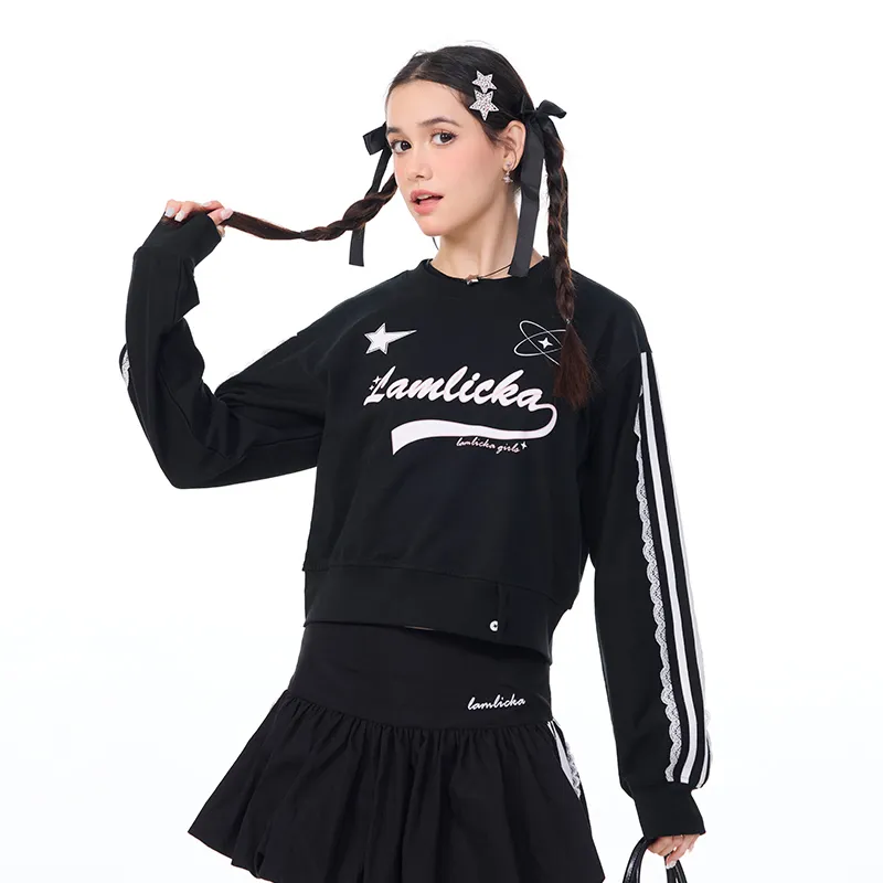 LAMLICKA Sweatshirt Women's Black-7