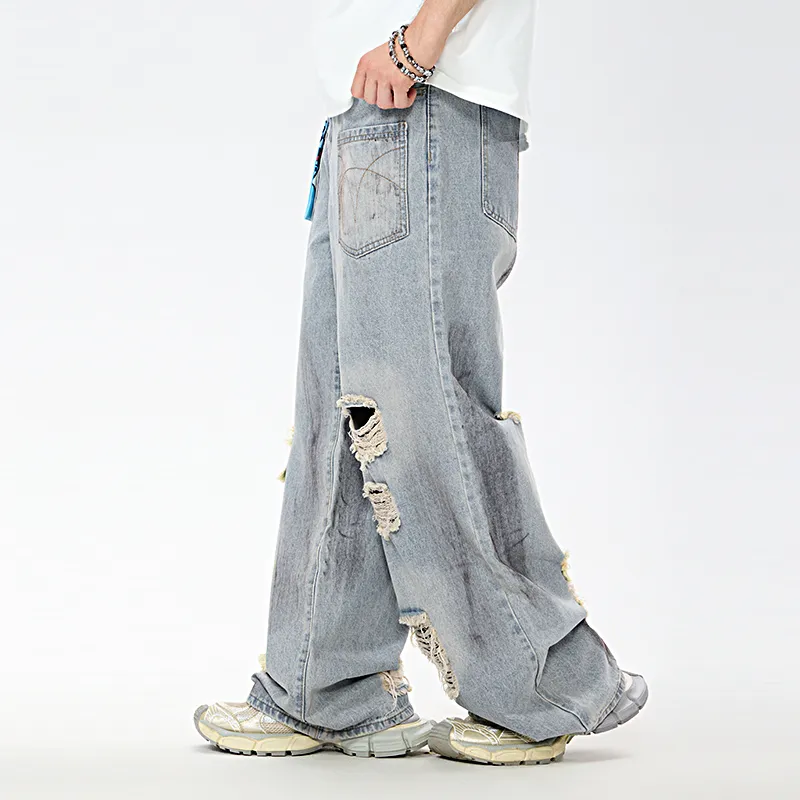 LAMLICKA Jeans Unisex Blue-5