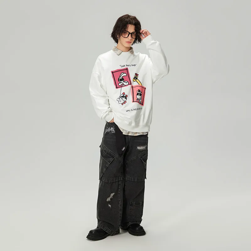 LAMLICKA x AIDEMENG LIANMINGKUAN Sweatshirt Unisex-16