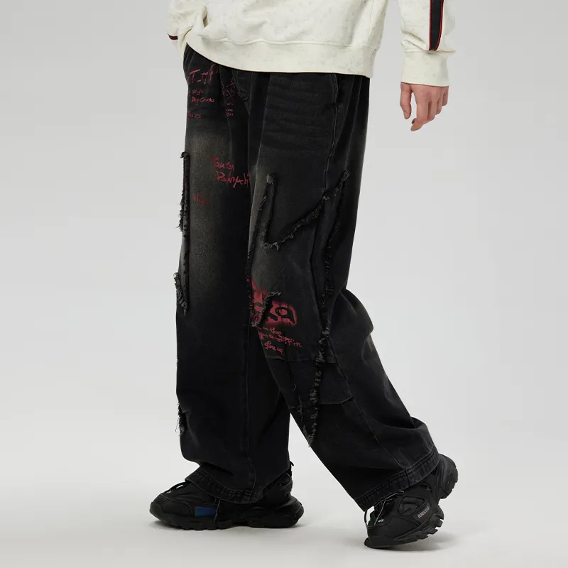 LAMLICKA Jeans Unisex Black-4
