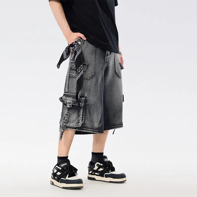 LAMLICKA Denim Shorts Unisex-3