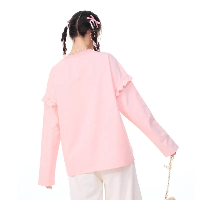 LAMLICKA T Shirts Women's Pink-3
