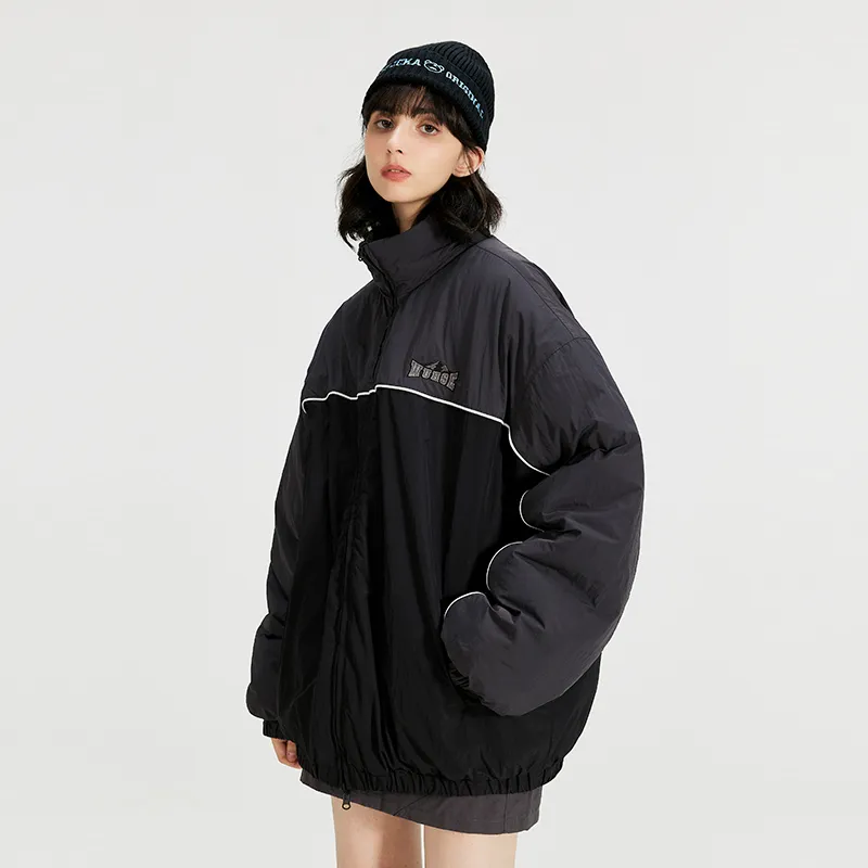 LAMLICKA Puffer Jacket Unisex Dark Gray-10