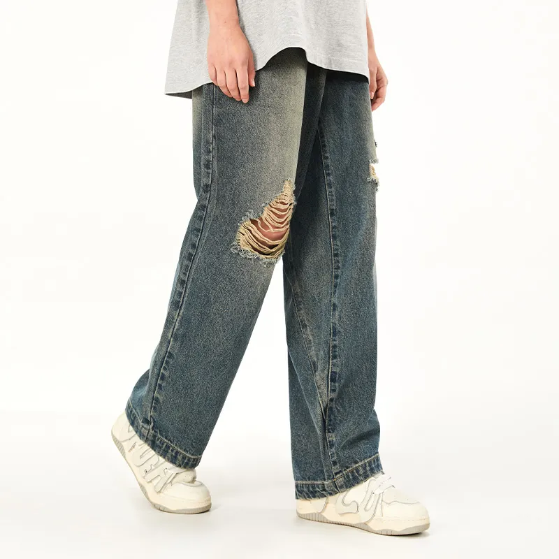 LAMLICKA Jeans Unisex Blue-6