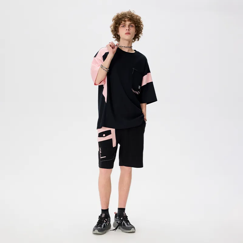 LAMLICKA T Shirt Unisex Black Pink-4