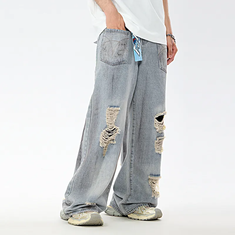 LAMLICKA Jeans Unisex Blue-2