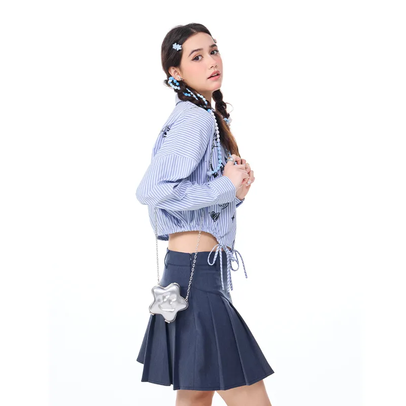 LAMLICKA Shirts Women's Blue-5