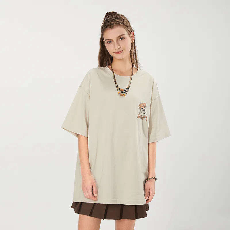 LAMLICKA T Shirt Unisex Apricot-5