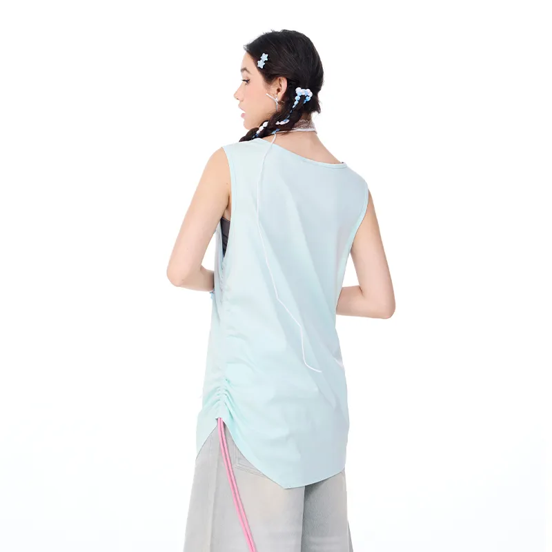 LAMLICKA Tank Tops Women's Blue-3