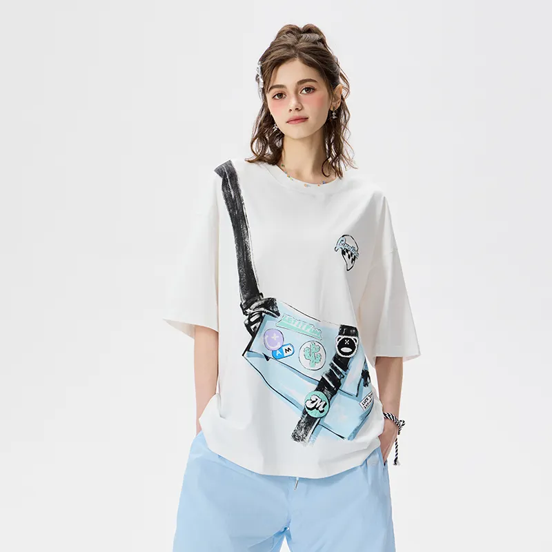 LAMLICKA T Shirts Unisex White-5