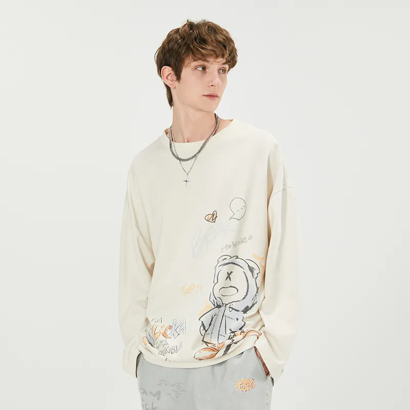 LAMLICKA SS24 T Shirt Unisex Apricot-2