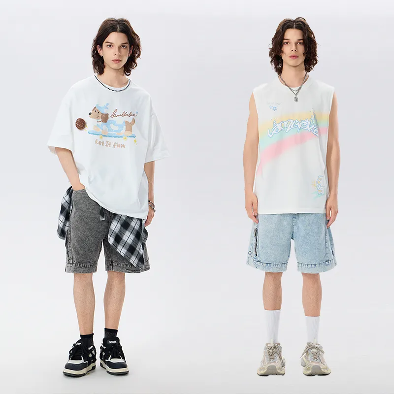 LAMLICKA Denim Shorts Unisex-5