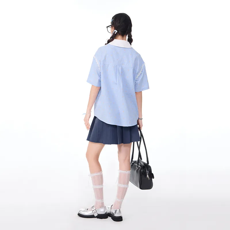 LAMLICKA Shirts Women's Blue-3