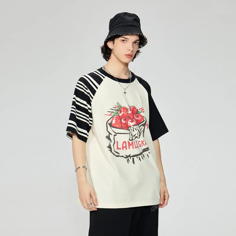 LAMLICKA T Shirt Unisex Apricot-5