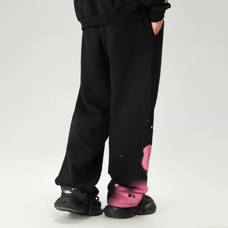 LAMLICKA Casual Pants Unisex White-9