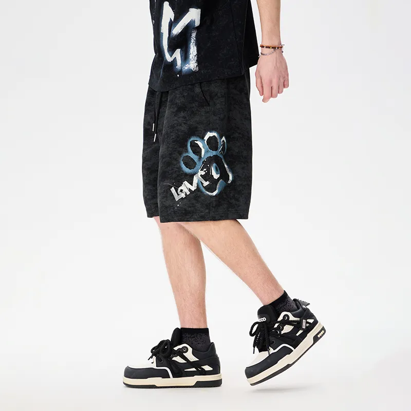 LAMLICKA Casual Shorts Unisex Black-3