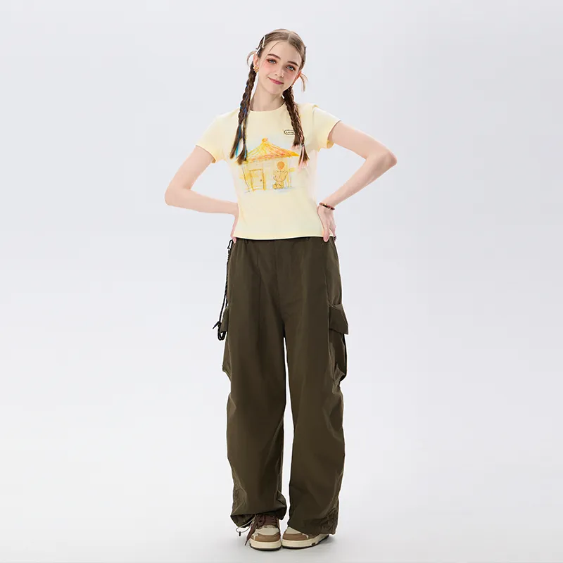 LAMLICKA Set in Sleeve T Shirt Women's-4