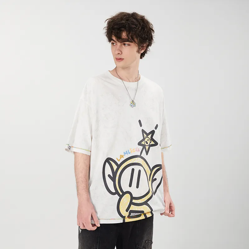 LAMLICKA x AIDEMENG T Shirt Unisex Apricot-7
