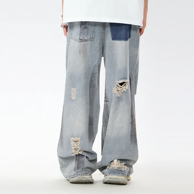 LAMLICKA Jeans Unisex Blue-3