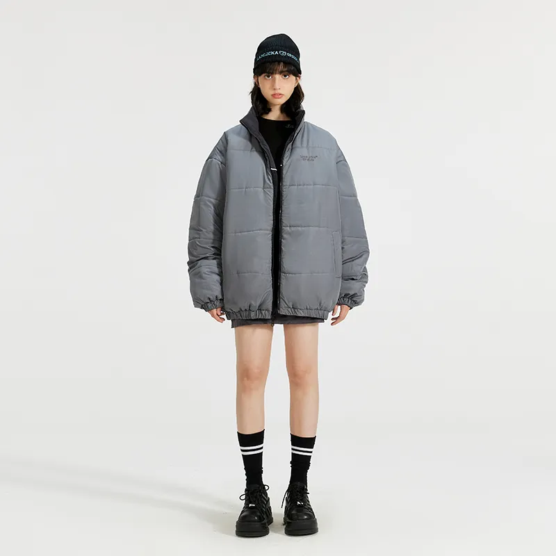 LAMLICKA Puffer Jacket Unisex Dark Gray-9