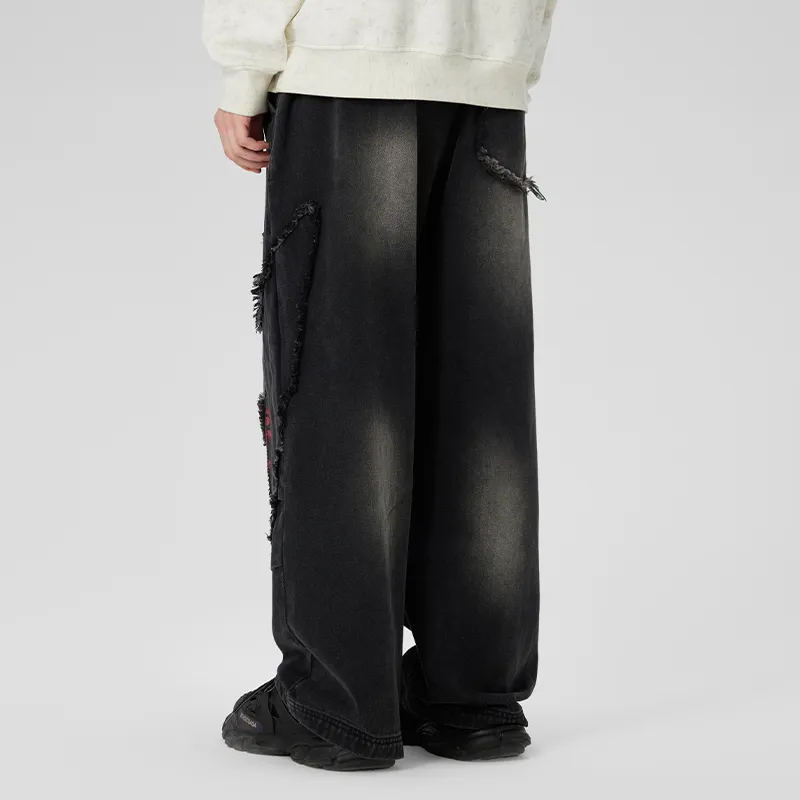 LAMLICKA Jeans Unisex Black-3