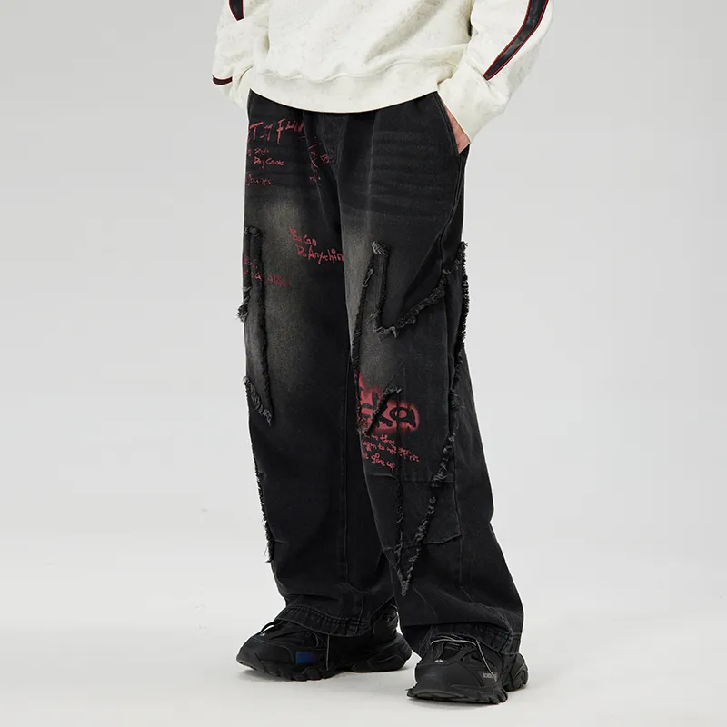 LAMLICKA Jeans Unisex Black-2