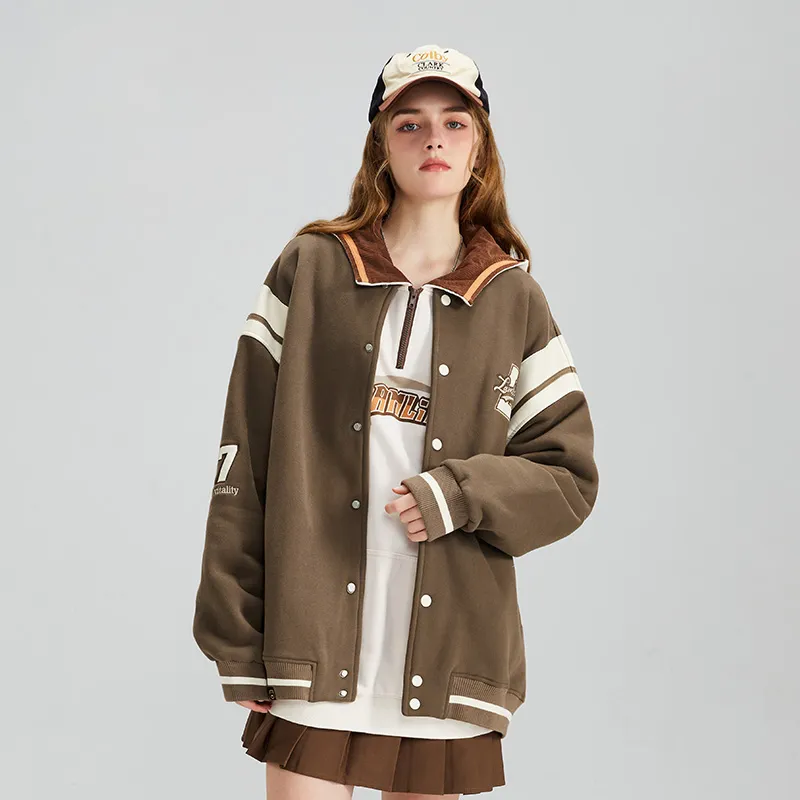 LAMLICKA Baseball Jerseys Unisex Coffee-5
