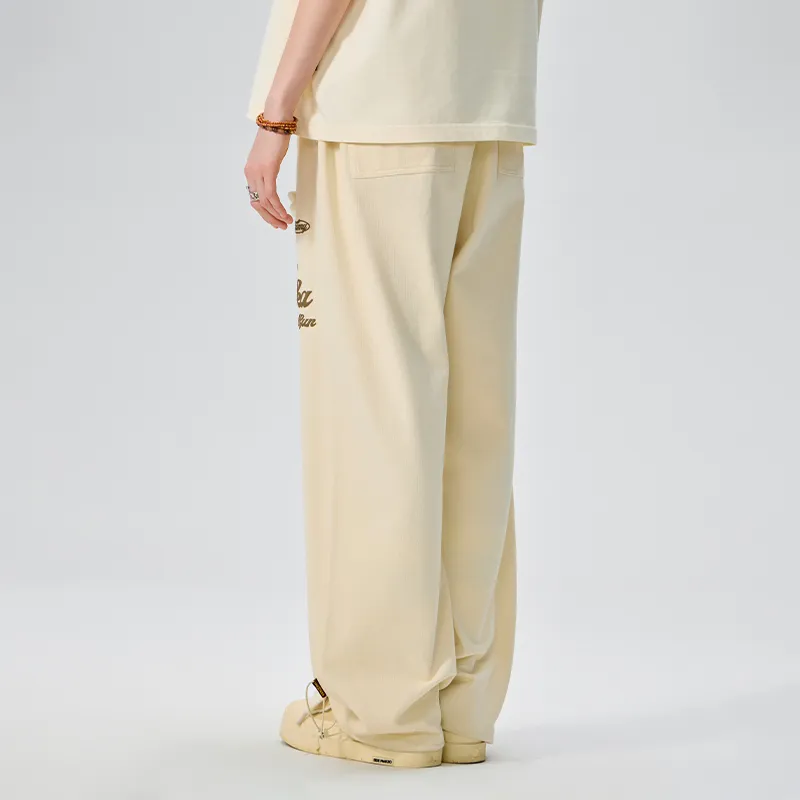LAMLICKA Casual Pants Unisex Apricot-3