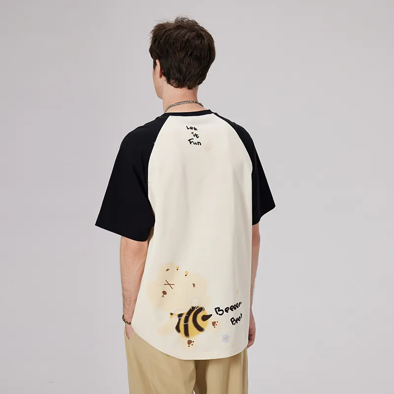 LAMLICKA T Shirt Unisex Apricot-2