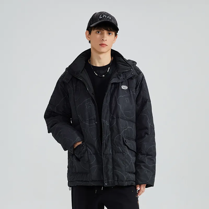 LAMLICKA Puffer Jackets Unisex Black-2