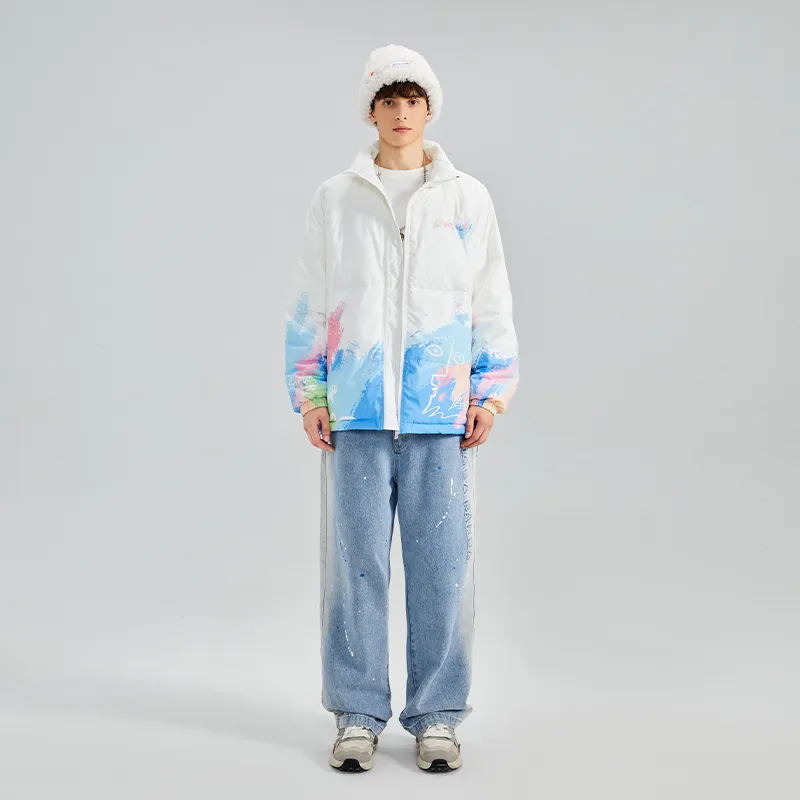 LAMLICKA Puffer Jacket Unisex White-6