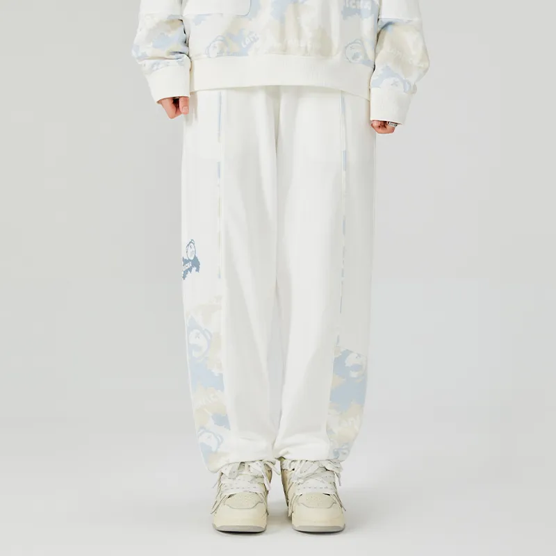 LAMLICKA 24SS Knitted Sports Pants Unisex White-5