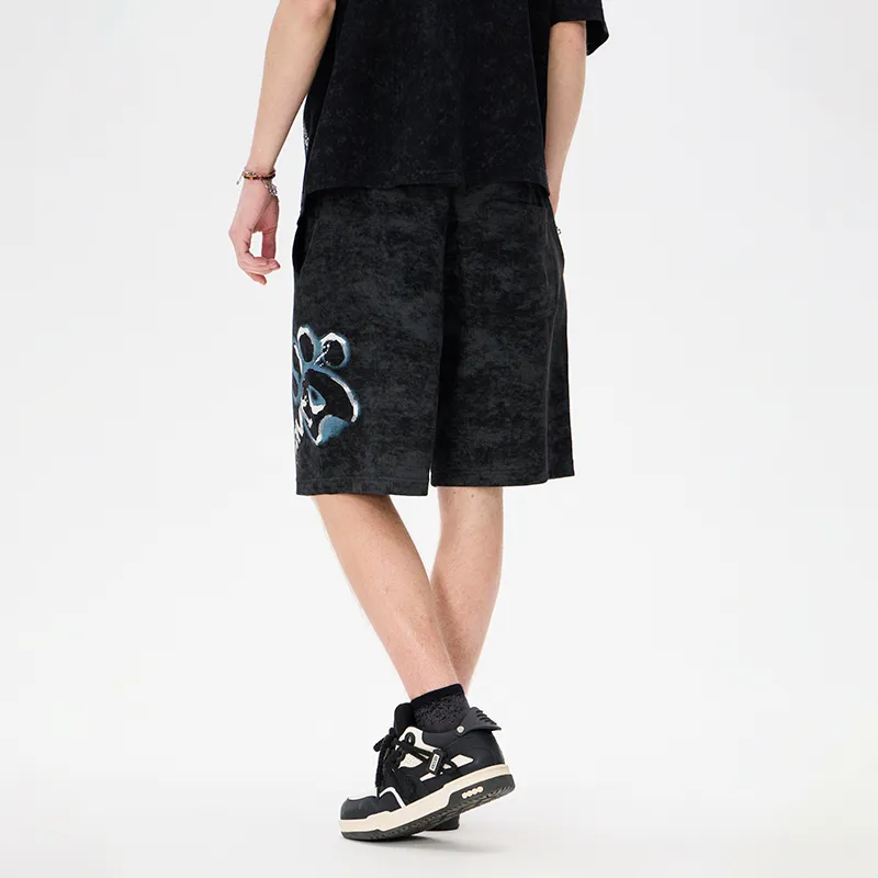 LAMLICKA Casual Shorts Unisex Black-4