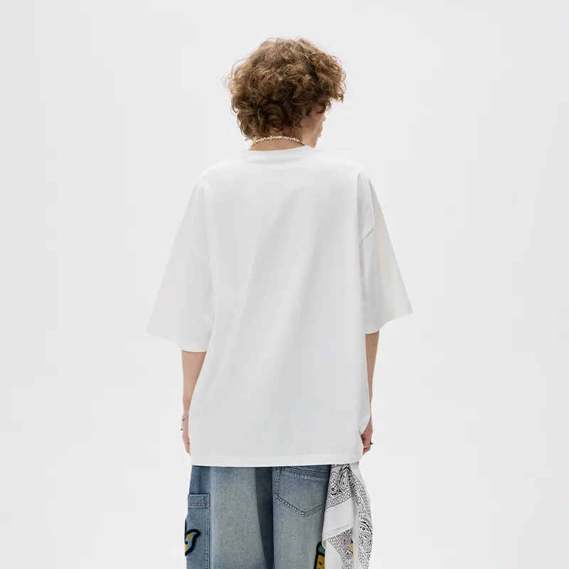 LAMLICKA T Shirts Unisex White-3