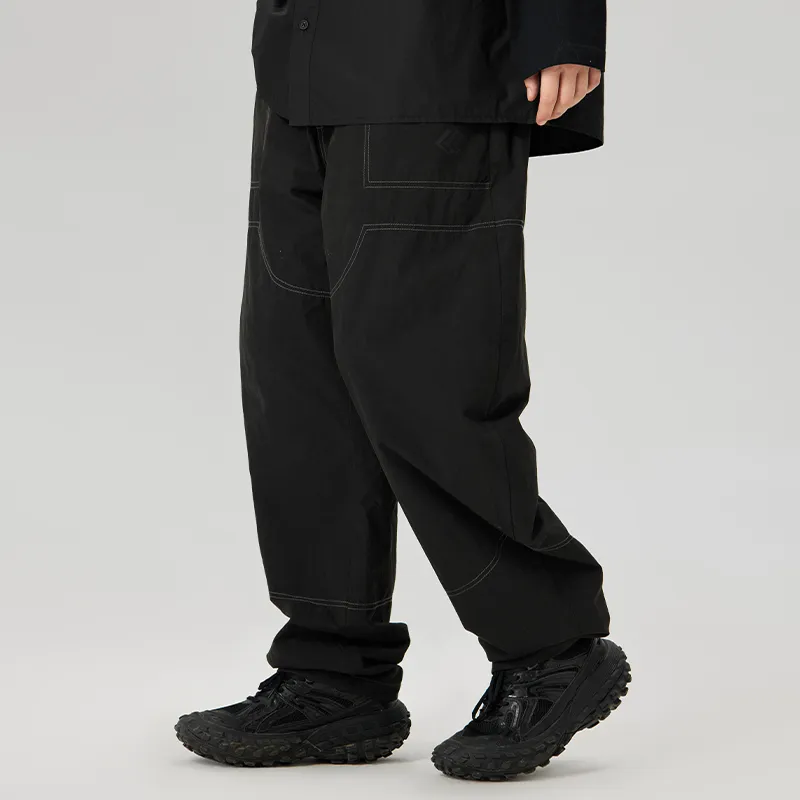LAMLICKA Casual Pants Unisex Black-3