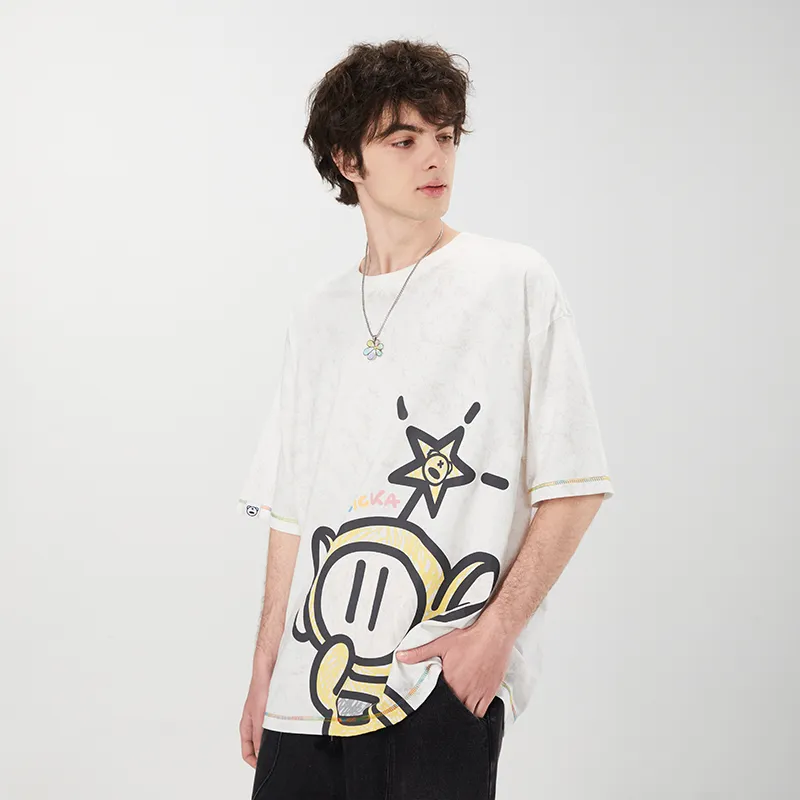 LAMLICKA x AIDEMENG T Shirt Unisex Apricot-5