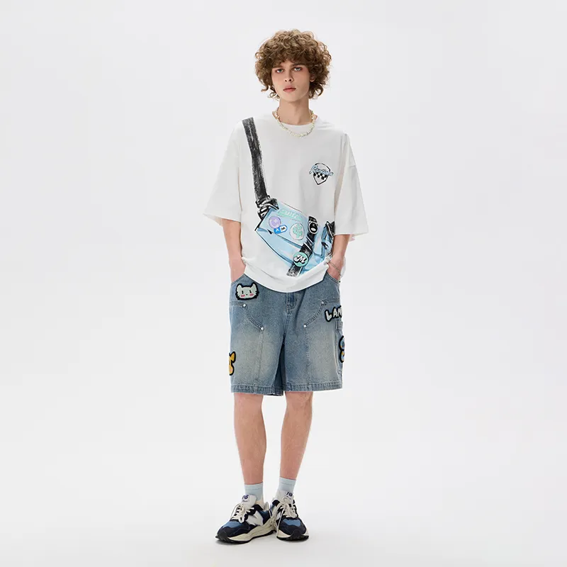 LAMLICKA T Shirts Unisex White-4