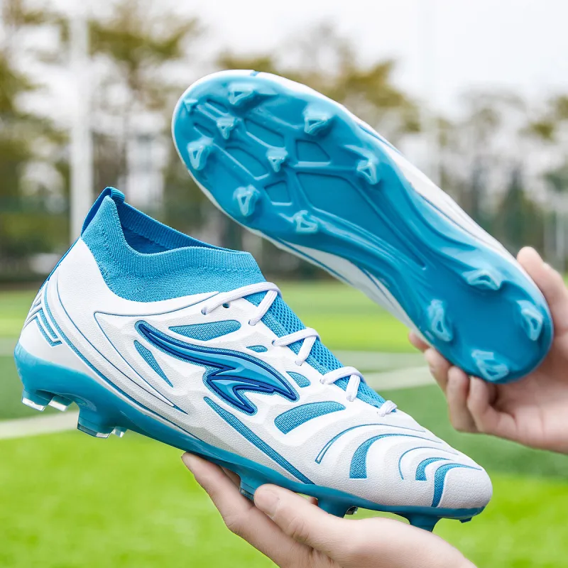SUNAIS MG Rubber Short Studs TF Rubber Broken Studs Artificial Ground, Natural Ground Breathable Soccer Shoes Unisex-110