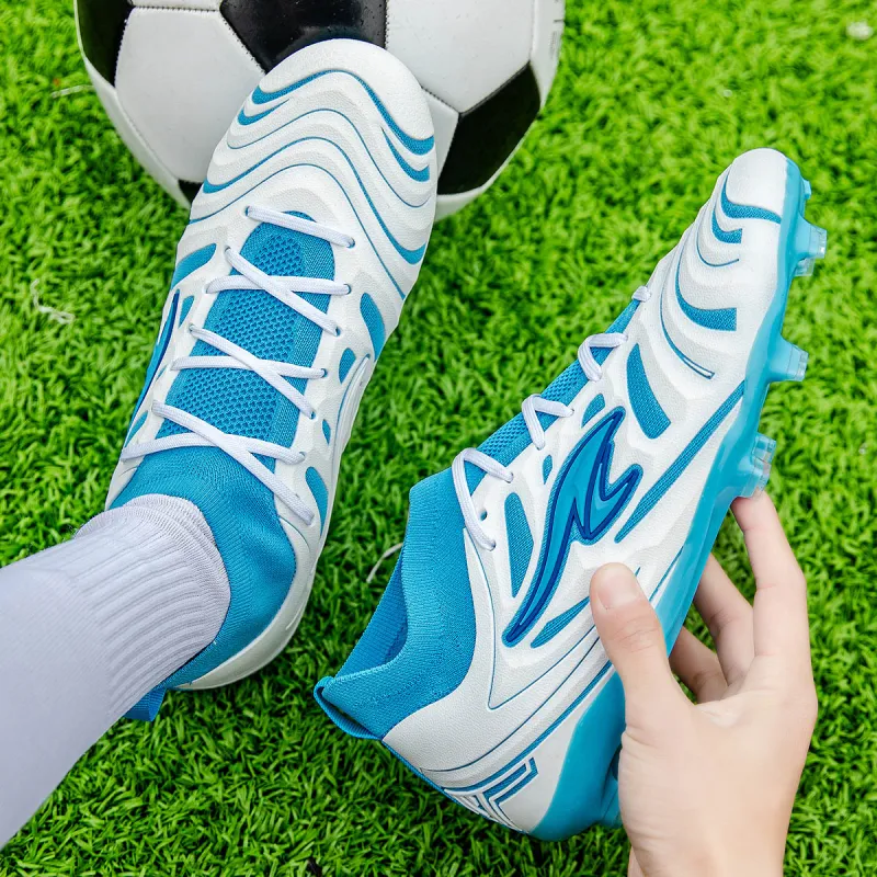SUNAIS MG Rubber Short Studs TF Rubber Broken Studs Artificial Ground, Natural Ground Breathable Soccer Shoes Unisex-111