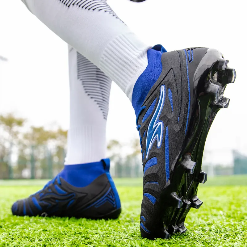 SUNAIS MG Rubber Short Studs TF Rubber Broken Studs Artificial Ground, Natural Ground Breathable Soccer Shoes Unisex-96