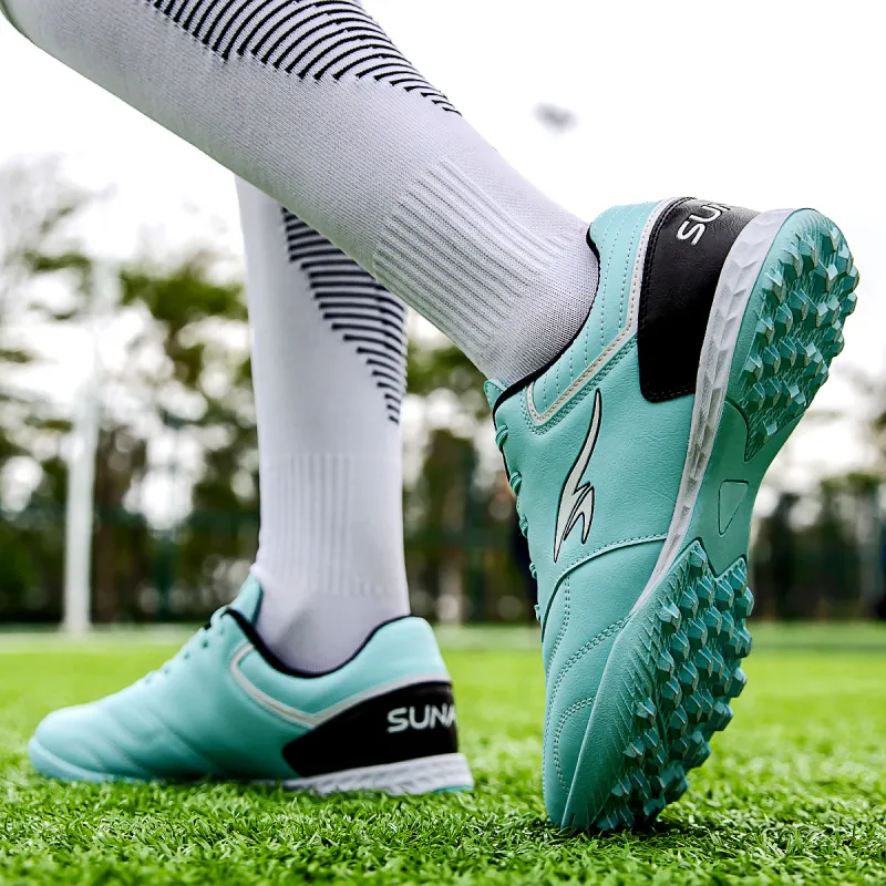 SUNAIS Cushioned Slip-Resistant Abrasion-Resistant Youth Training Entry-Level Basic Set Soccer Shoes Unisex-7