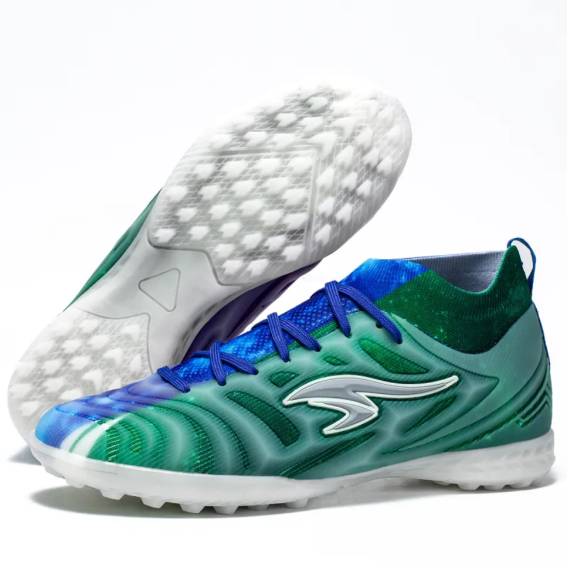 SUNAIS MG Rubber Short Studs TF Rubber Broken Studs Artificial Ground, Natural Ground Breathable Soccer Shoes Unisex-74